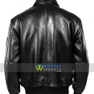 Genuine Cowhide Winter Military Russian Aviator Leather Coat