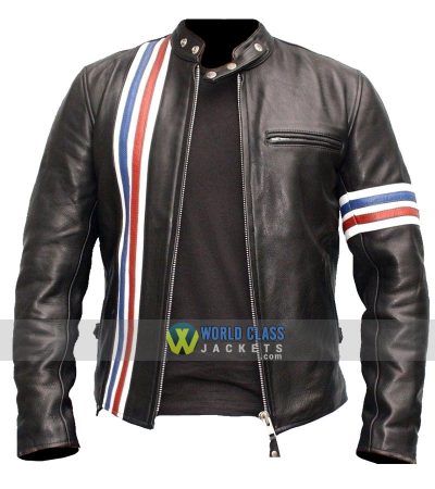 Captain America’s Easy Rider Cowhide Milled Leather Jacket