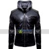 Buy this Batman Logo Black Leather Jacket at 35% Off Sale