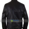 Burnt Bradley Cooper Adam Jones Biker Black Real Leather Jacket