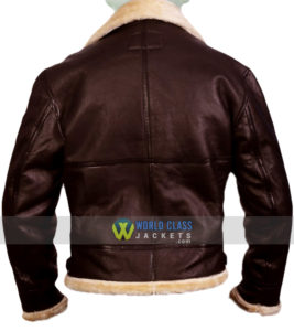 Tom Hardy Dunkirk Farrier Fur Leather Jacket
