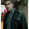 John Reese Person Of Interest Caviezel Black Leather Jacket