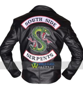 Buy Jughead Jones Snake Riverdale Southside Serpents Men Black Biker Leather Jacket