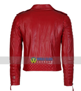 30% OFF On New Vintage Real Maroon Leather Biker Jacket