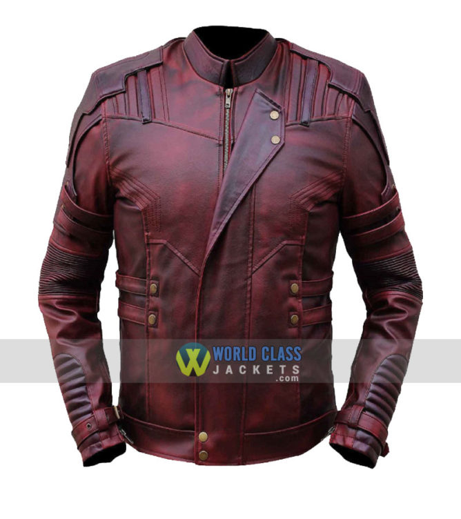 Chris Pratt Star Lord Guardians Of The Galaxy 2 Real Leather Jacket