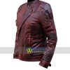 Peter Quill Star Lord Guardians Of The Galaxy 2 Leather Jacket