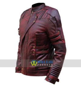 Peter Quill Star Lord Guardians Of The Galaxy 2 Leather Jacket