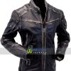 Buy Vintage Cafe Racer Distressed Genuine Leather Jacket