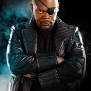 Samuel L. Jackson Iron Man 2 Leather Coat