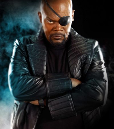 Samuel L. Jackson Iron Man 2 Leather Coat