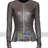 Buy State of Affairs Katherine Heigl Grey Leather Jacket