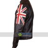 Union Jack UK Flag Biker Jacket Side
