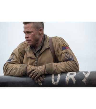 Brad Pitt Fury Don Wardaddy Collier World War 2 Cotton Jacket