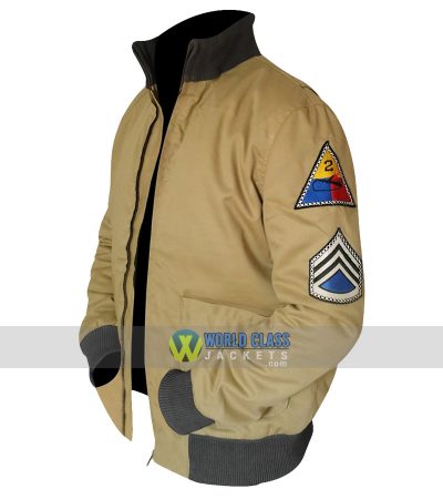 Wardaddy Brad Pitt Fury World War 2 Cotton Jacket