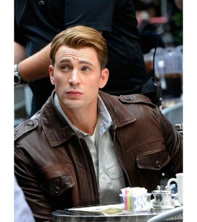 Steve Rogers Locomotive Captain America The Avengers Brown Jacket