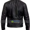 Black Leather Mens Mass Effect N7 Leather Jacket