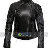 Cafe Racer Women Distress Jacket Real Cowhide Leather