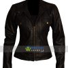 Women Real Leather Slim Fit Biker Leather Jacket