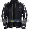 Men's Brando Black Cafe Racer Retro Biker Leather Jacket