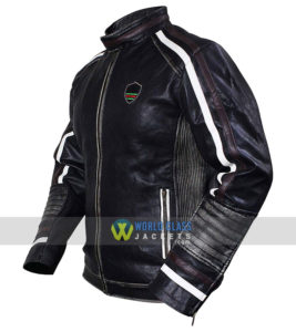 Men's Cafe Racer Brando Black Retro Biker Leather Jacket