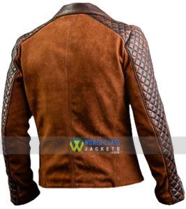Mens Cafe Racer Stylish Biker Distressed Brown Leather Jacket