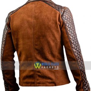 Mens Cafe Racer Stylish Biker Distressed Brown Leather Jacket