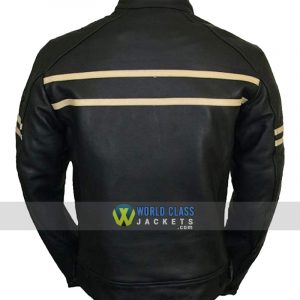 Vintage Cruiser Retro Motorbike Motorcycle Leather Jacket New Racer