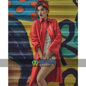 Buy Barbara Palvin Numero Russia No. 010 Red Leather Coat