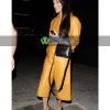 Buy Kacey Musgraves Yellow Leather Coat Pant at $100 Off Price