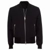 Buy Navy Blue Casual Bomber Jacket at $40 Off Sale