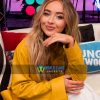 Sabrina Carpenter Tall Girl Faux Leather Yellow Coat