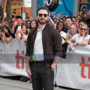 Buy Chris evans Bomber Jacket at $50 Off Discount