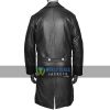 Mens Black Leather German Military WW2 Vintage Winter Coat Online