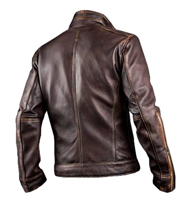 Shop X-Men Cafe Racer Real Cowhide Leather Jacket