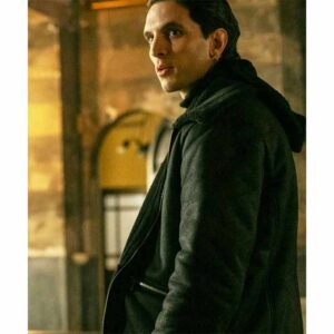 Buy Alberto Anacleti's Black Leather Jacket from Suburraeterna at $90 off