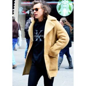 Buy Harry Styles Brown Leather Jacket