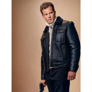 Get Heart of Stone 2023 Parker Black Leather Jacket