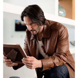 Shop Keanu Reeves John Wick Brown Leather Jacket Online
