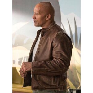 Get Dwayne Johnson Rampage Brown Jacket at $90 Off