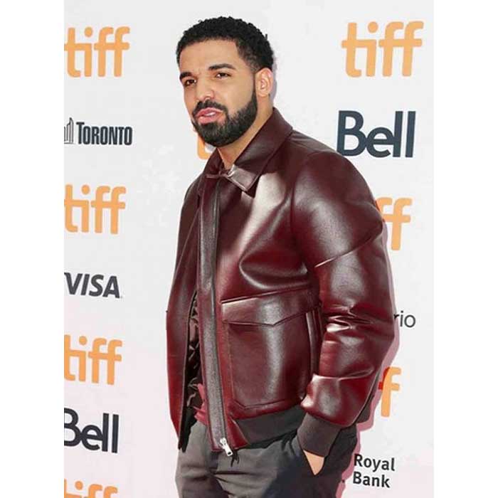 Buy Drake Graham Film Leather Jacket With Free Delivery