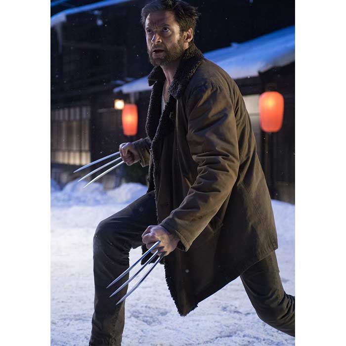 Buy X-Men Wolverine Winter Sheerling Coat for Men Online