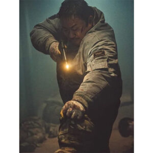 Ma Dong-seok Green Bomber Jacket from Badland Hunters Online