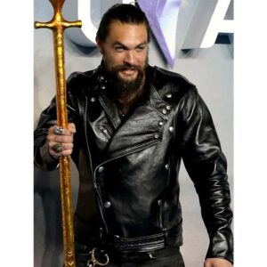 Get Jason Momoa Aquaman and the Lost Kingdom Black Leather Jacket Online