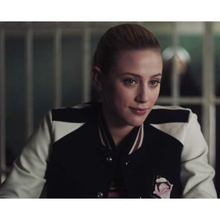 Get Lili Reinhart Blue Varsity Jacket from TV series Riverdale 2023