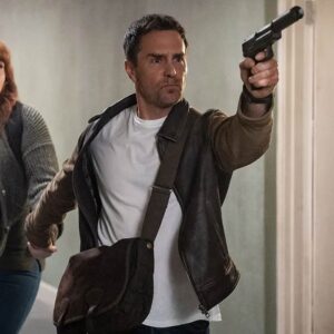 Aiden Argylle 2024 Sam Rockwell Brown Leather Jacket at Discount